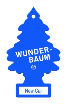 Wunderbaum New Car Duftbaum in Blau – Frischer Autoduft bei Emma Trade GmbH für Tankstellen und Kioske - Unverpackt